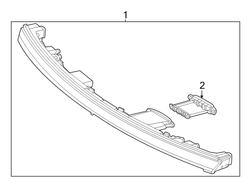 2022 Mercedes-Benz EQB 350 Lamp Bar  Diagram