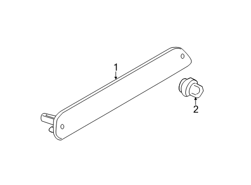 2011 Mercedes-Benz Sprinter 2500 High Mount Lamps Diagram