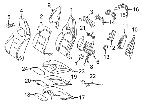 Rear Cover Diagram for 213-910-93-10-9051