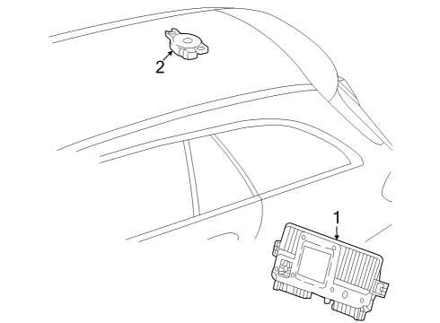 2023 Mercedes-Benz EQE 500 SUV Electrical Components Diagram 3