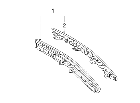 2018 Mercedes-Benz SLC300 High Mount Lamps