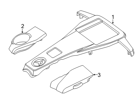 2016 Mercedes-Benz S550 Engine Appearance Cover Diagram