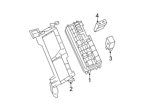 2008 Mercedes-Benz R350 Electrical Components Diagram 10