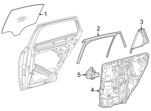 SIDE WINDOW, FIXED Diagram for 254-730-06-00