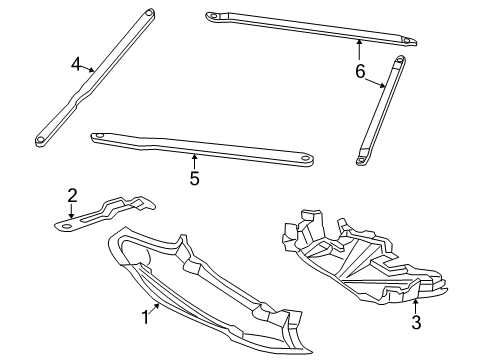 2011 Mercedes-Benz SLK300 Splash Shields Diagram