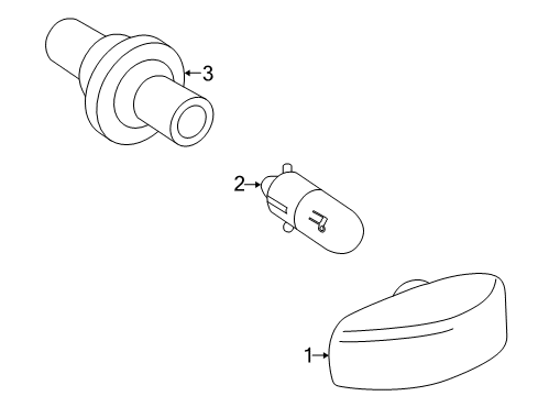 1998 Mercedes-Benz SLK230 Signal Lamps