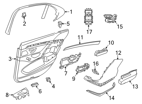 2016 Mercedes-Benz S600 Power Seats Diagram 2