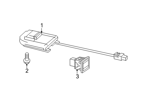 2019 Mercedes-Benz GLS63 AMG Communication System Components Diagram