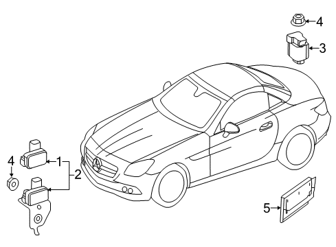 2017 Mercedes-Benz SLC43 AMG Ride Control Diagram