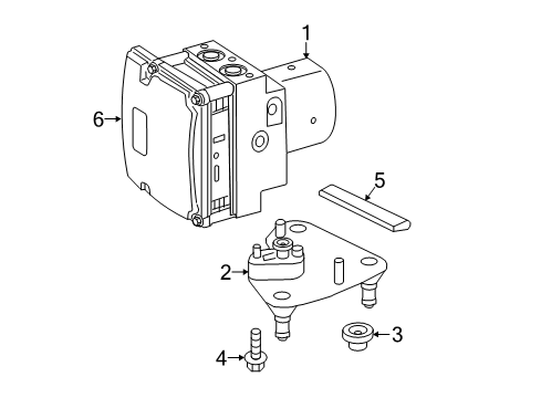 2011 Mercedes-Benz G550 ABS Components