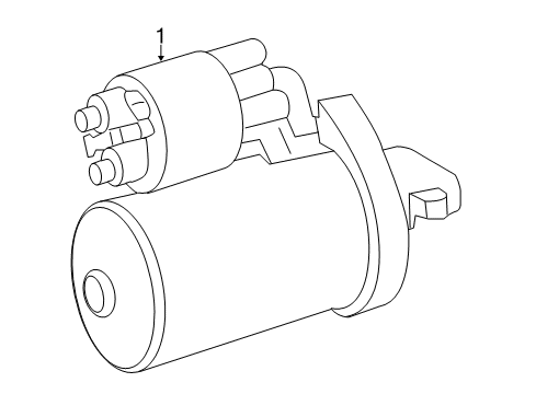 2008 Mercedes-Benz SLK350 Starter, Electrical Diagram