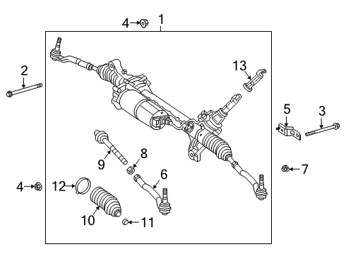 Gear Assembly Front Bolt Diagram for 000000-008655