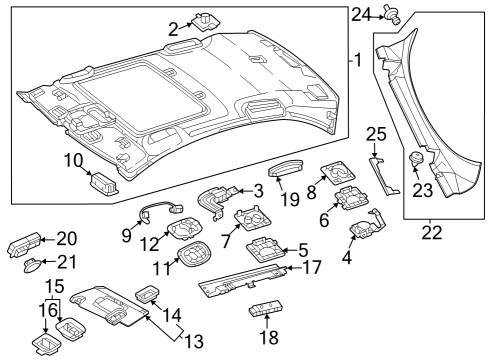 Power Actuator Ball Stud Diagram for 000-993-02-00