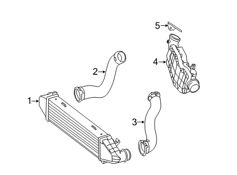 Intercooler Diagram for 204-500-02-00