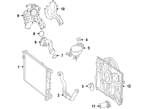 Fan Module Diagram for 463-500-02-93-28