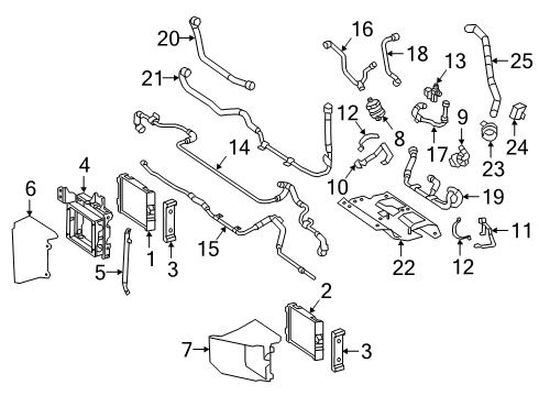 Lower Bracket Diagram for 463-610-79-01