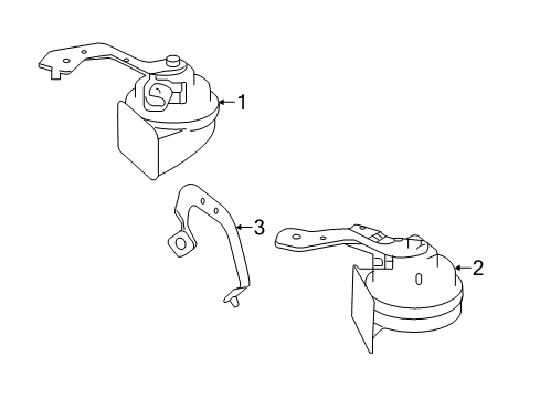 2015 Mercedes-Benz CLA250 Horn Diagram