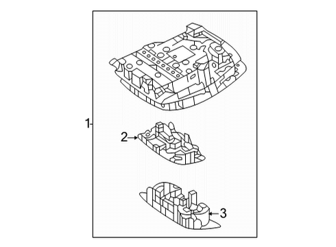 2024 Mercedes-Benz GLS450 Overhead Console