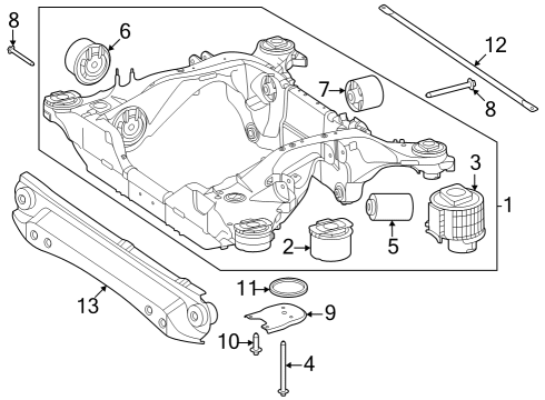 Engine Support Upper Bolt Diagram for 910105-010002