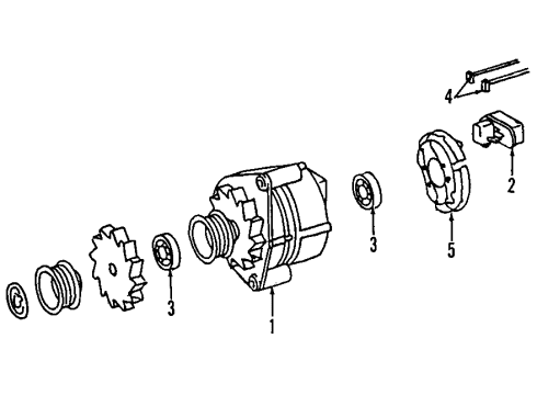 1989 Mercedes-Benz 300CE Senders Diagram 1