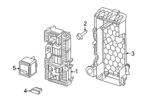 2021 Mercedes-Benz E350 Fuse & Relay