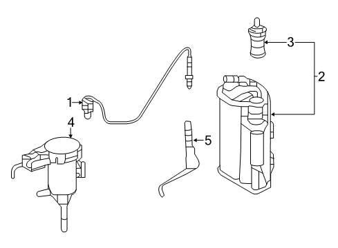 2015 Mercedes-Benz E400 Emission Components