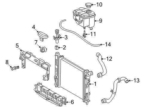 Breather Tube Diagram for 203-501-45-82