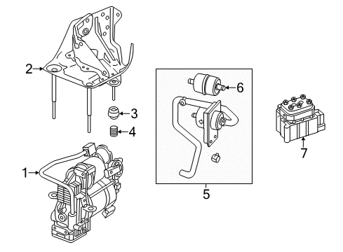 2017 Mercedes-Benz S600 Ride Control - Rear Diagram 2