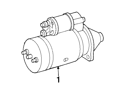 2000 Mercedes-Benz SL500 Starter, Electrical Diagram