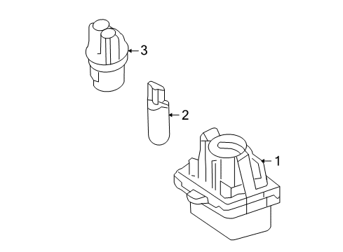 2011 Mercedes-Benz C63 AMG License Lamps Diagram