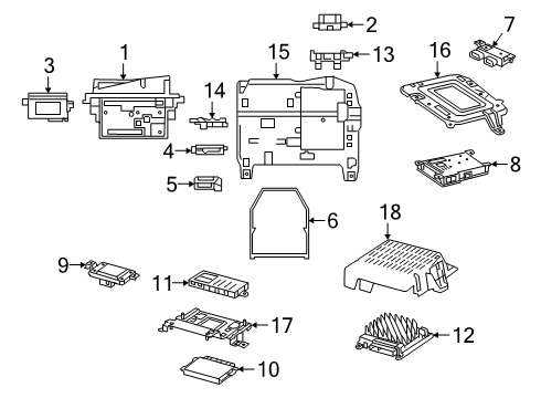 Body Control Module Diagram for 247-900-93-18