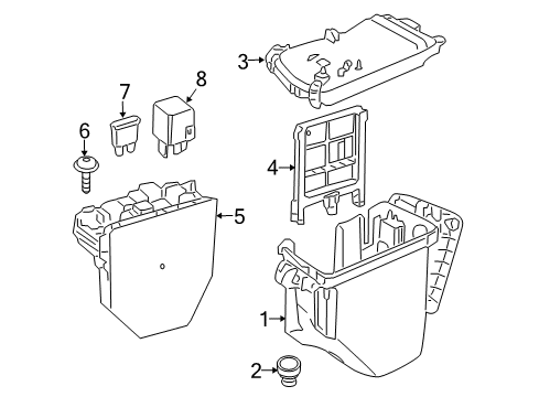 2016 Mercedes-Benz E550 Fuse & Relay Diagram 1