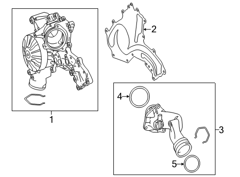 2016 Mercedes-Benz S63 AMG Water Pump