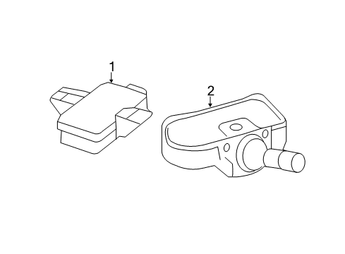 2016 Mercedes-Benz SLK55 AMG Tire Pressure Monitoring, Electrical Diagram