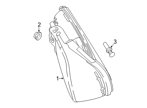 2021 Mercedes-Benz S560 Combination Lamps Diagram 2