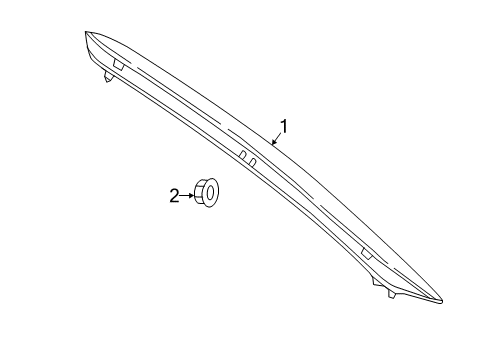 2020 Mercedes-Benz C43 AMG High Mount Lamps