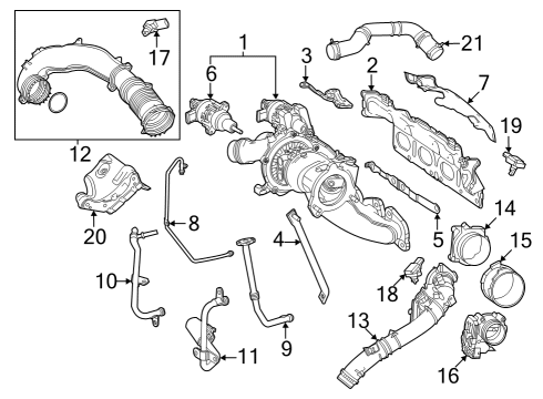 2021 Mercedes-Benz GLA35 AMG Throttle Body