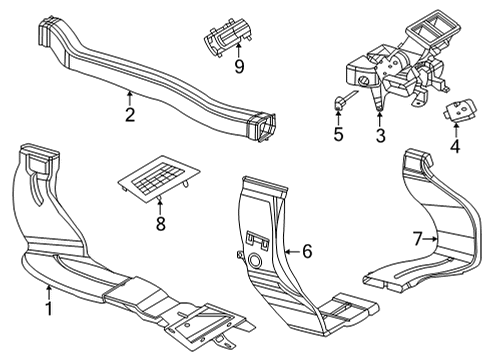 2022 Mercedes-Benz S500 Auxiliary Heater & A/C Diagram 2