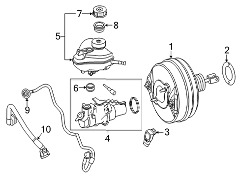 2021 Mercedes-Benz GLE53 AMG Dash Panel Components Diagram 2