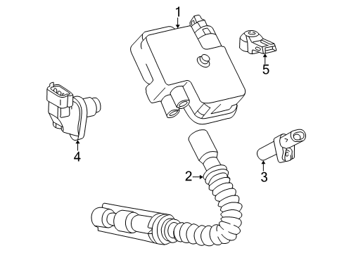 2007 Mercedes-Benz SL55 AMG Ignition System Diagram