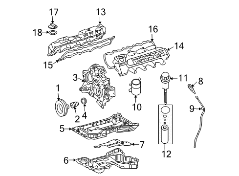 2007 Mercedes-Benz SL55 AMG Filters Diagram 2