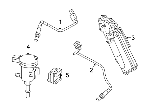 2017 Mercedes-Benz GLE43 AMG Emission Components