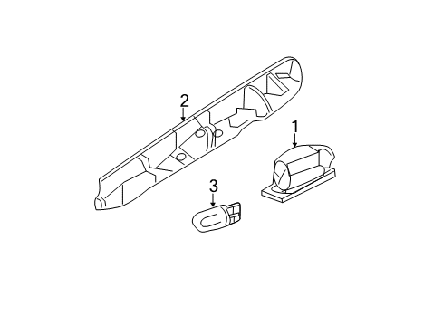 2010 Mercedes-Benz Sprinter 2500 License Lamps