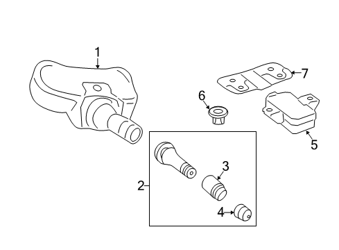 2017 Mercedes-Benz CLS400 Tire Pressure Monitoring, Electrical Diagram