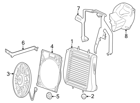 2007 Mercedes-Benz E63 AMG Oil Cooler