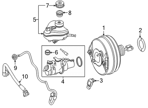 2022 Mercedes-Benz GLS63 AMG Hydraulic System Diagram