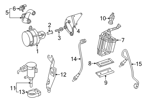 Air Cleaner Assembly Bolt Diagram for 000000-000281