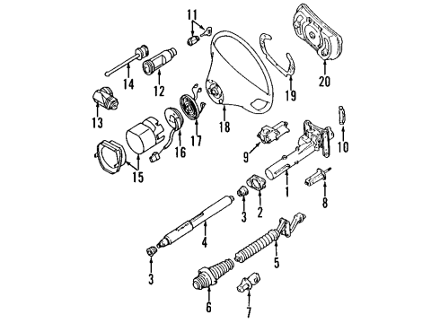 Contact Assembly Diagram for 129-464-06-28