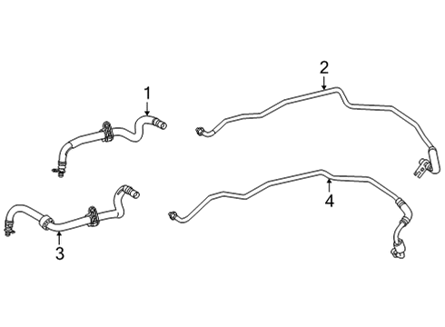 2018 Mercedes-Benz AMG GT Trans Oil Cooler Diagram