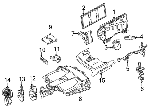 Engine Cover Diagram for 276-010-03-67